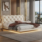 Serene Floating Platform Bed Frame