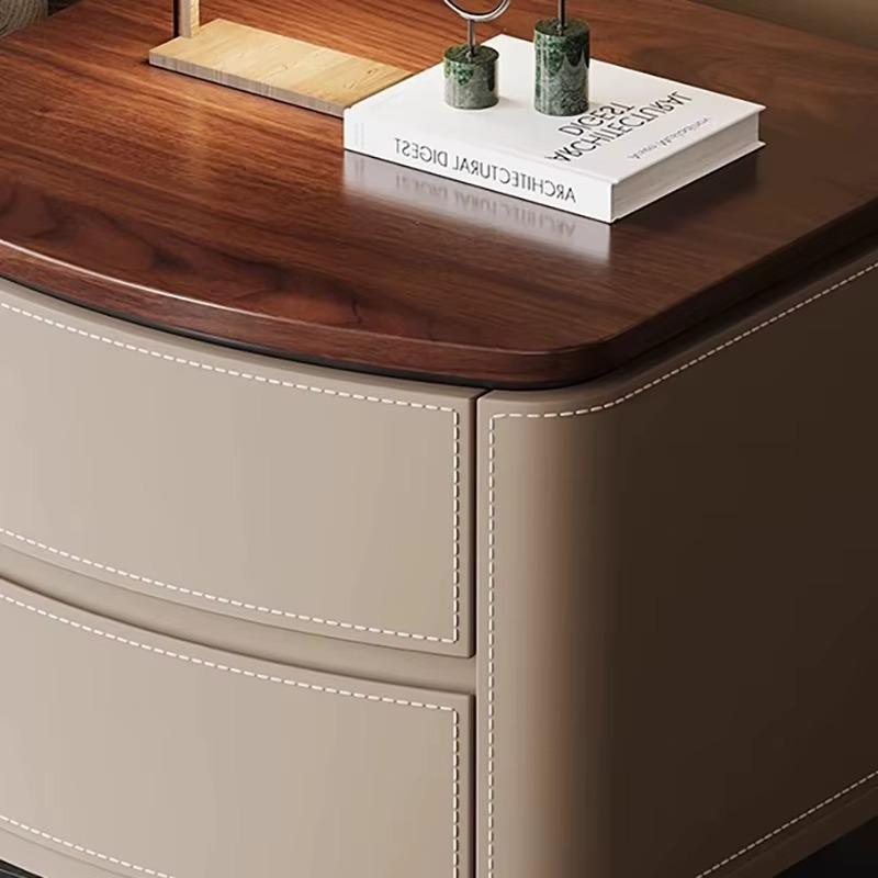 Design Modern Luxury Night Table European Style Unique Minimalist Nightstand Trendy Storage
