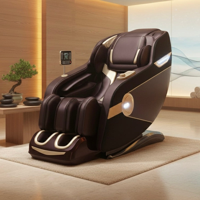Deluxe Zero-Gravity Massage Recliner with 3-Speed Modes & Bluetooth Speakers