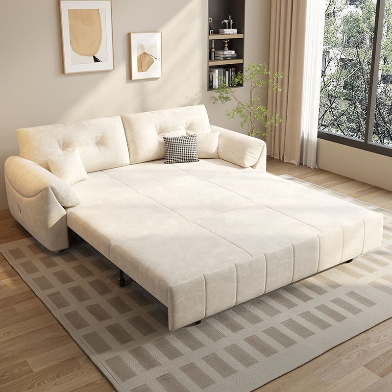 Luxury Multifunctional Sofa Bed with Storage – Soft Fabric, Easy Pull-Out Mechanism, Perfect for Compact Living Spaces