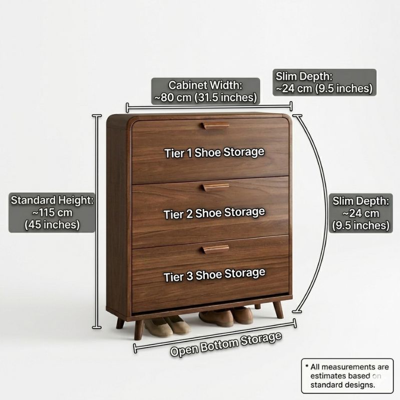 Sylvan Stealth Flip Shoe Cabinet Storage