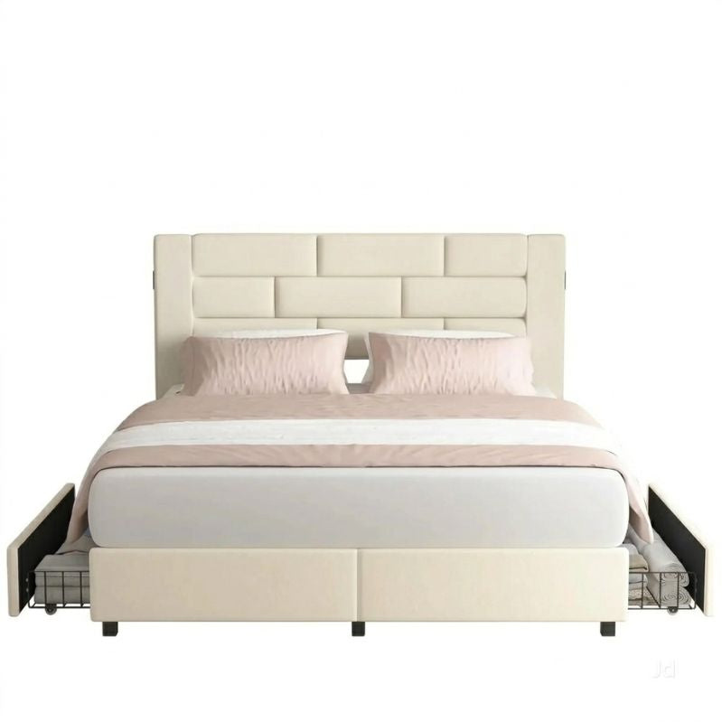 Syncra Modulus Charging Bed Frame