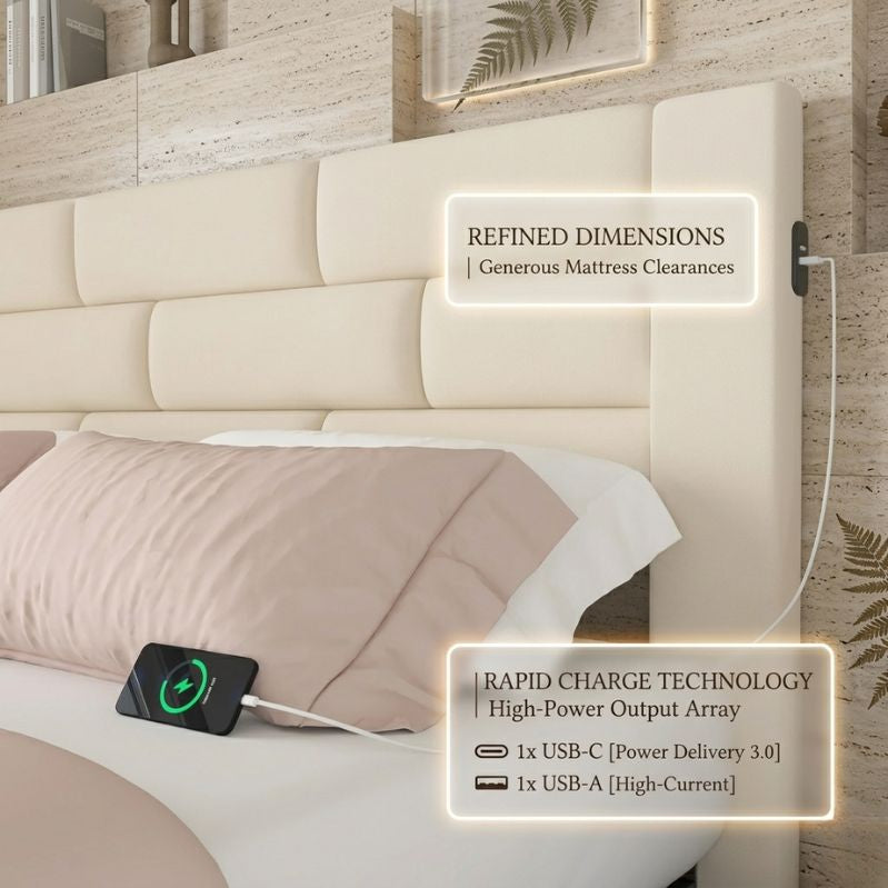 Syncra Modulus Charging Bed Frame