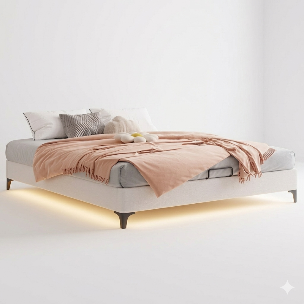 Terra Linear Flat Base Bedframe