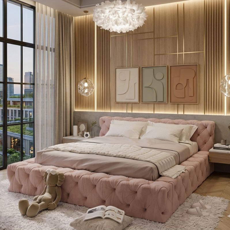 Tufted Grandeur Bed Frame