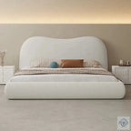 High End Nordic Double Bed Modern White