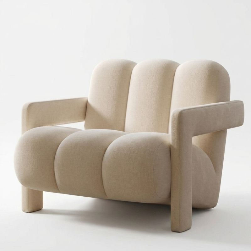 Danish Scandinavian Style Single Sofa Chair