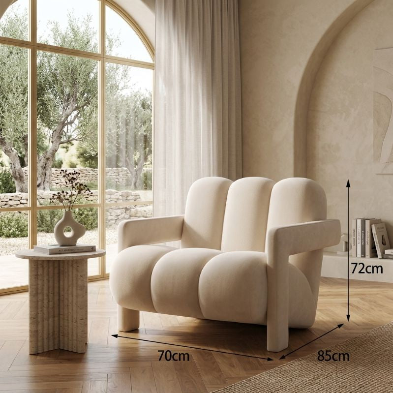 Danish Scandinavian Style Single Sofa Chair