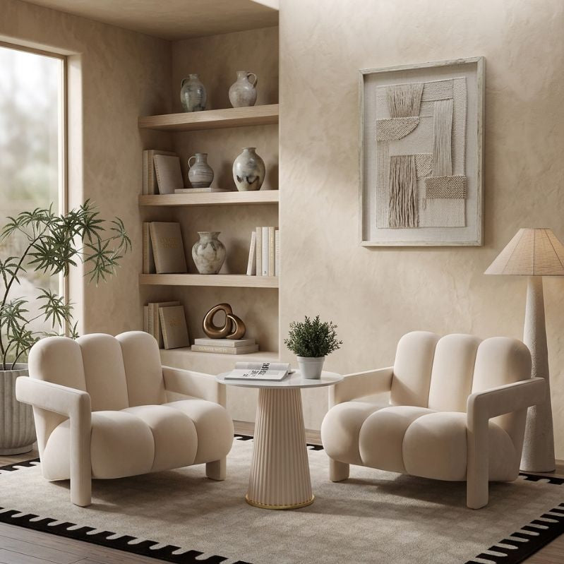 Danish Scandinavian Style Single Sofa Chair