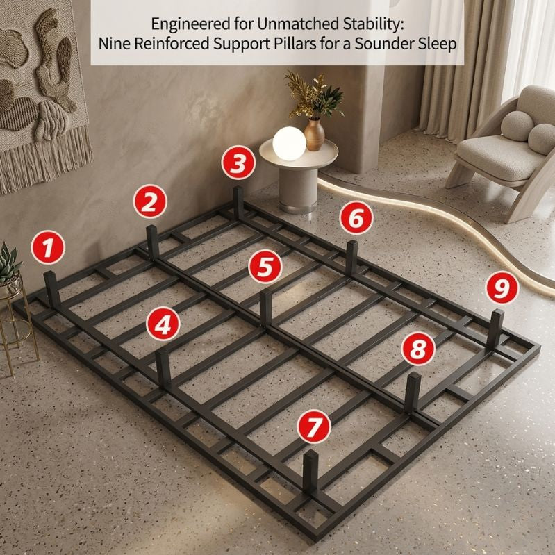 Vector Floating Ion Bed Frame