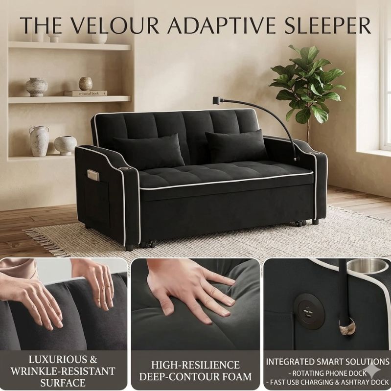 Velure Nexus 3-in-1 Adaptive Sleeper