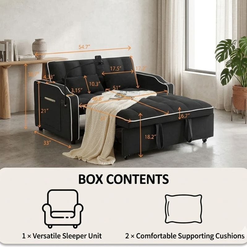 Velure Nexus 3-in-1 Adaptive Sleeper