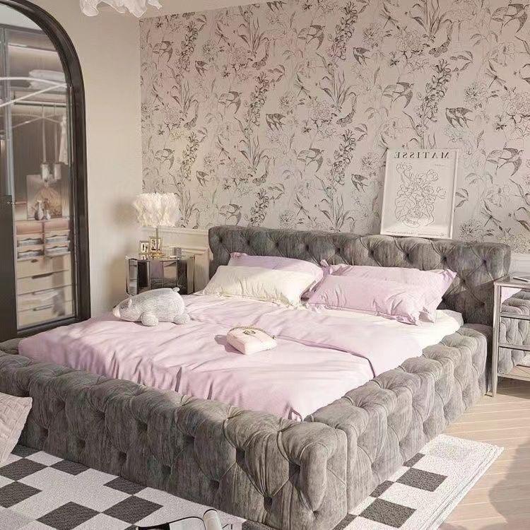French Style Tufted Bed