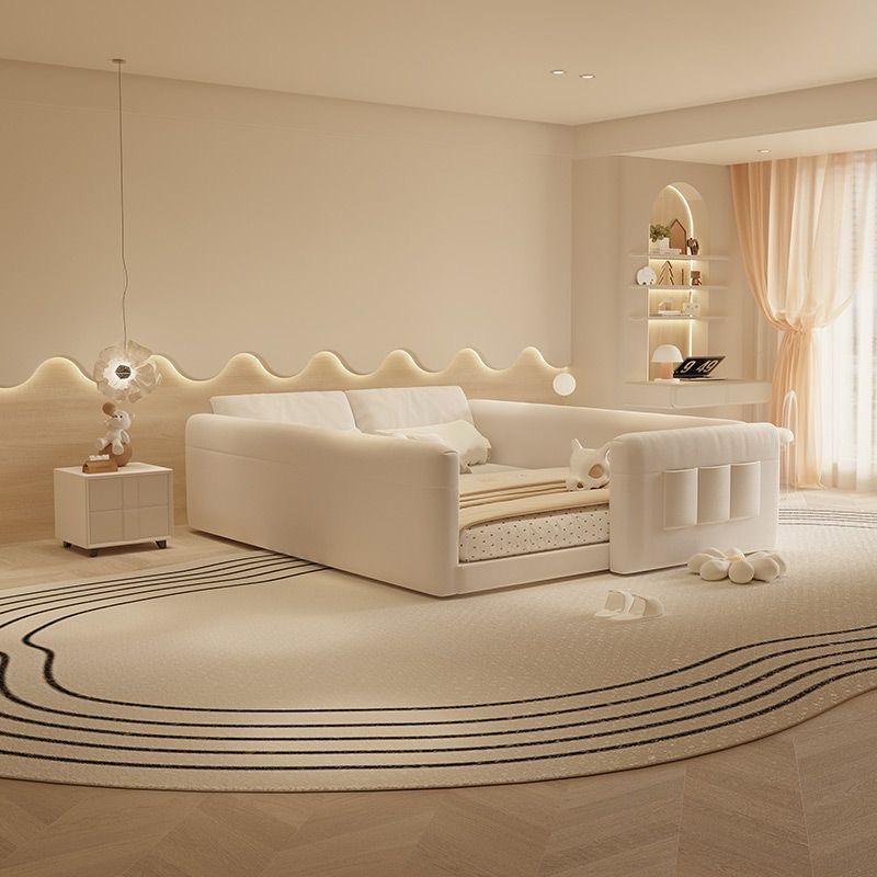 Anaya Fully Upholstered Wide Style Bed Frame with Enclosed Sides and Headboard