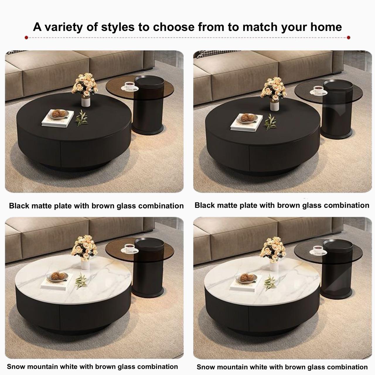 Nordic Style 2 in 1 Wooden Coffee Table