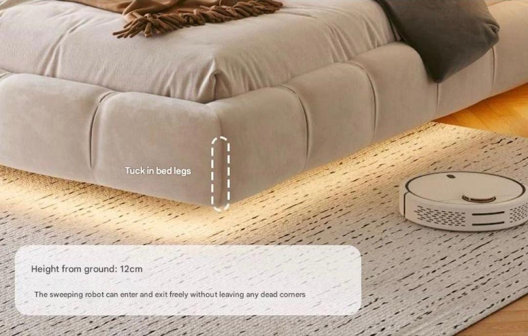 Kira Floating Bed Frame with LED Light