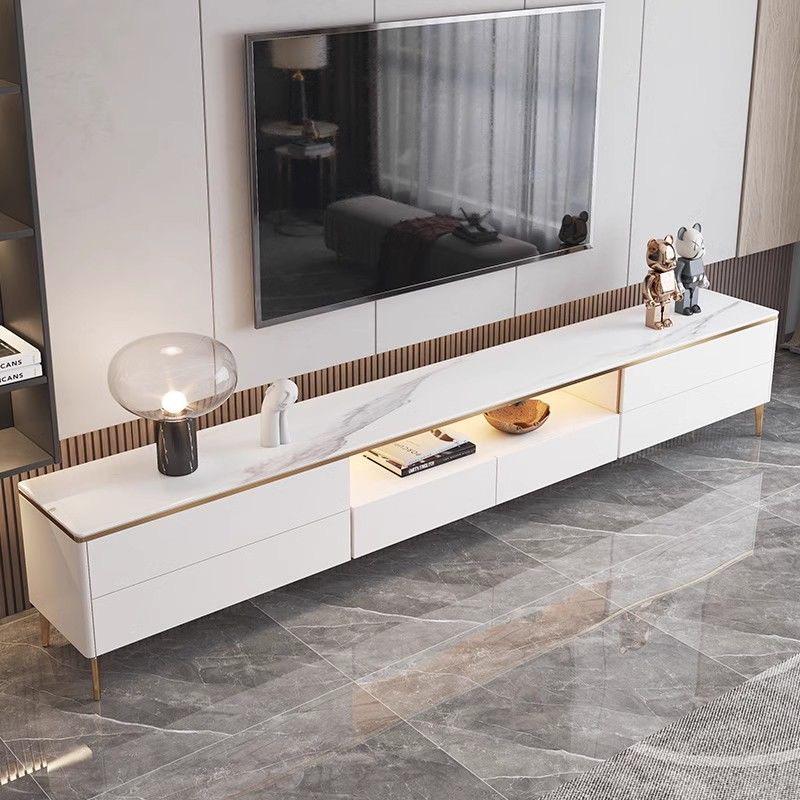 Elegant TV Stand & Coffee Table for Living Room with Storage