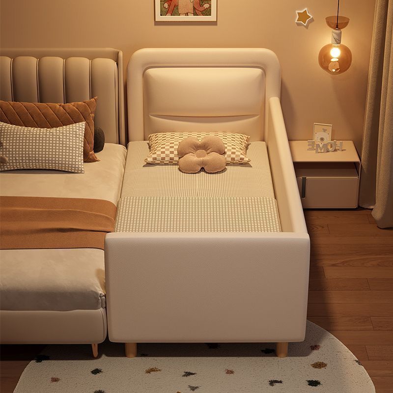 Wood bed boy baby cot with guard