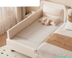 Wood bed boy baby cot with guard