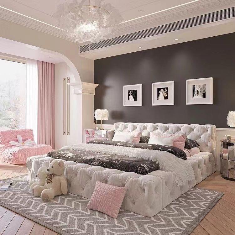 French Style Tufted Bed