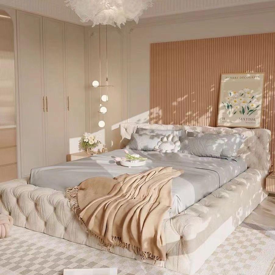 French Style Tufted Bed