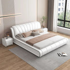 Modern Upholstered Leather Bed