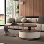Italian-Inspired Leaf Coffee Table – Modern Luxury for Small Spaces