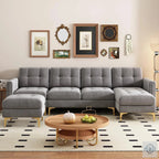 Philips Modern U Shape Style Sofa Set Fully Upholstered