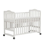 Celestia Adjustable Wooden Crib in a 90x140cm size, featuring a minimalist solid wood design by Philips Modern Homes.