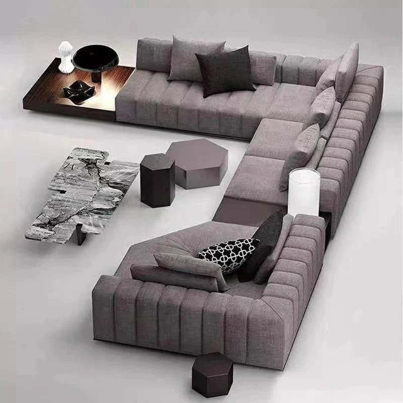 Luxurious Modular L-shaped sectional sofa for Living Room