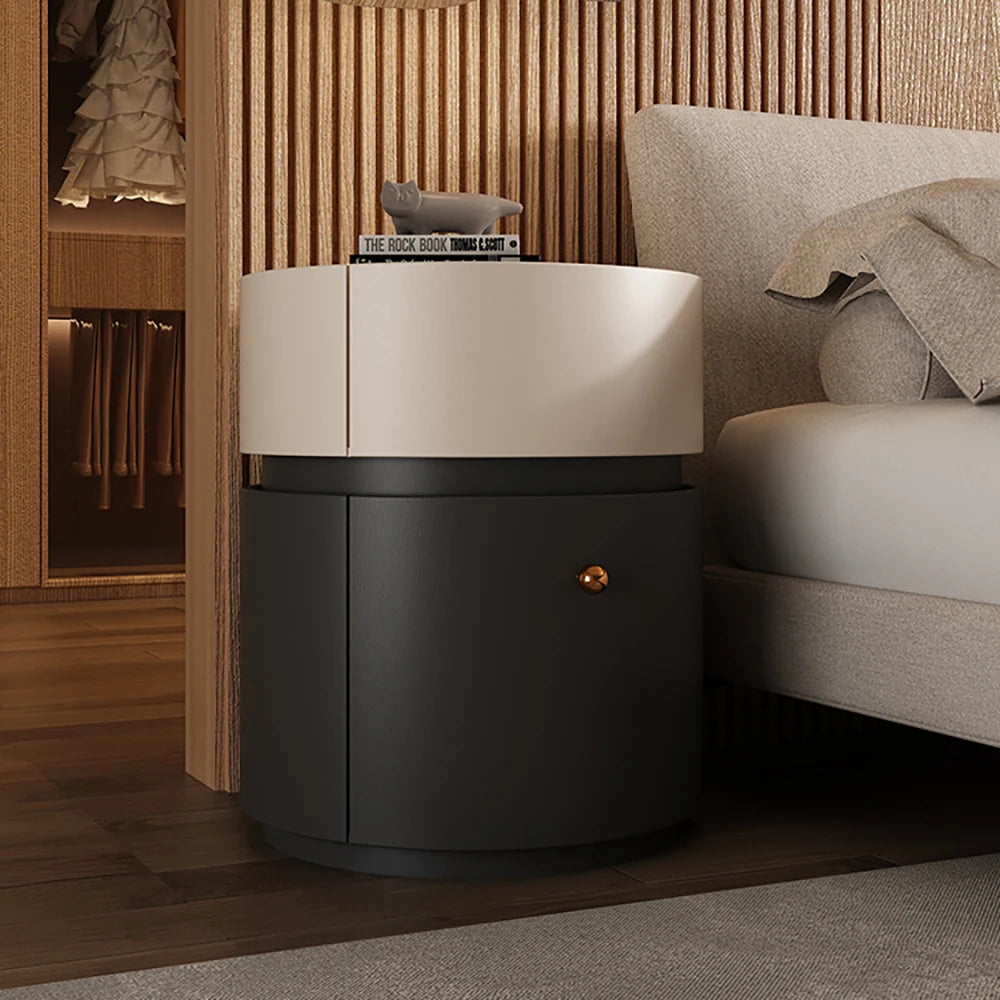 Aesthetic Modern Bed Side Table Storage