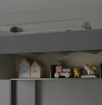 Wooden Double Bunk Bed For Twins, Teenage