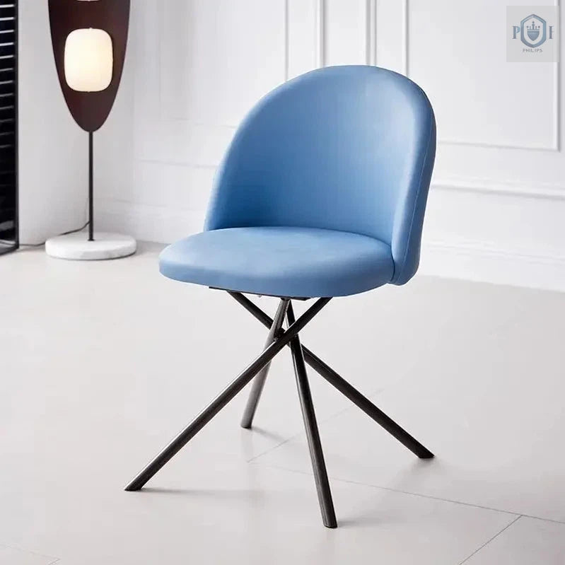 Simple And Minimalist Office Chair Made With Leather