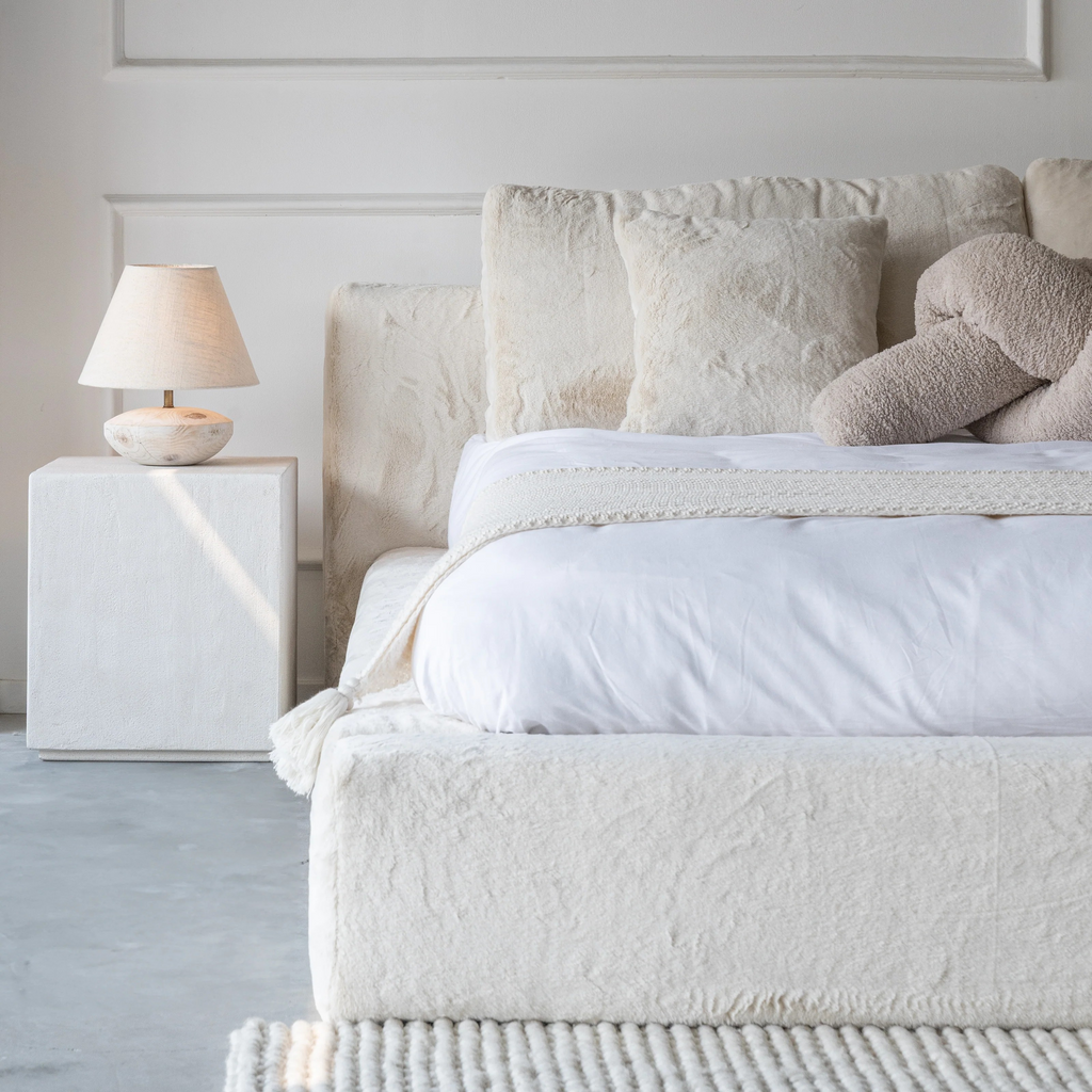 Chloe Premium Deluxe Fur Bed Frame