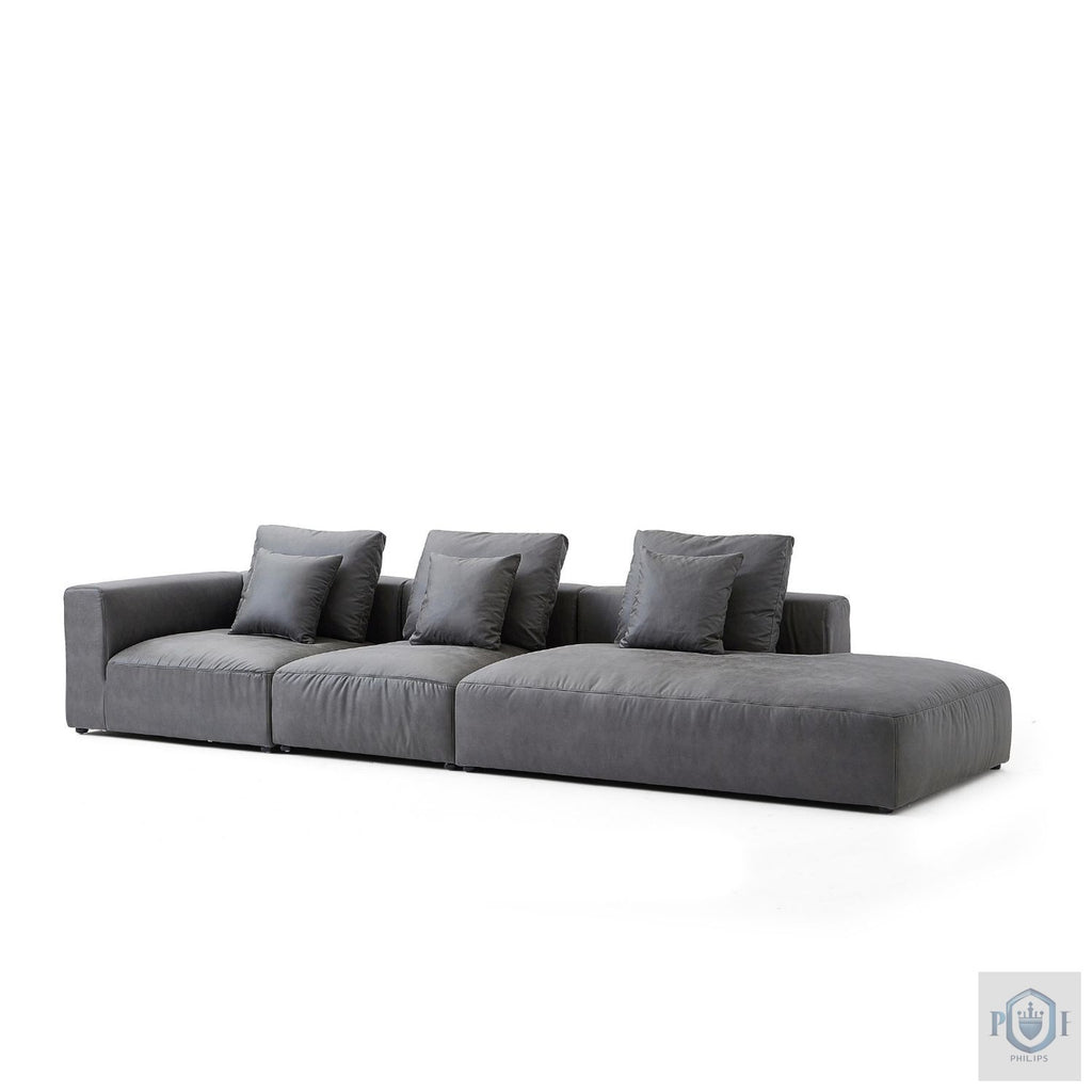 Philips Modern European Chic Style Sofa Made With Cobblestone Fabric