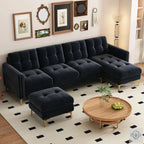 Philips Modern U Shape Style Sofa Set Fully Upholstered