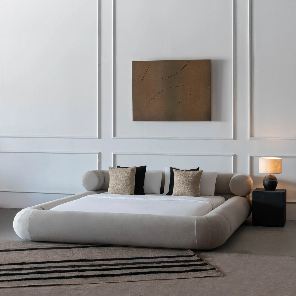 Premium Stella Modern Curve Head Bed Frame