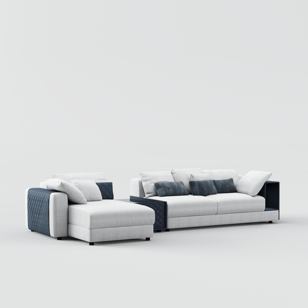 Philips Modern Left Corner Sofa Set