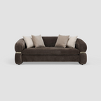 Alexa High Density Padded Foam 2-Seater Sofa In Fully Upholstered
