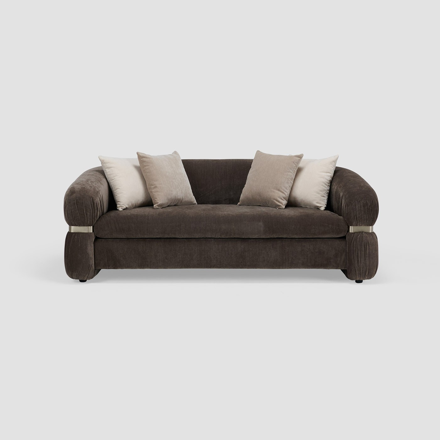 Alexa High Density Padded Foam 2-Seater Sofa In Fully Upholstered