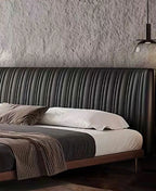 Nordic Style Upholstered Bed Frame with Headboard