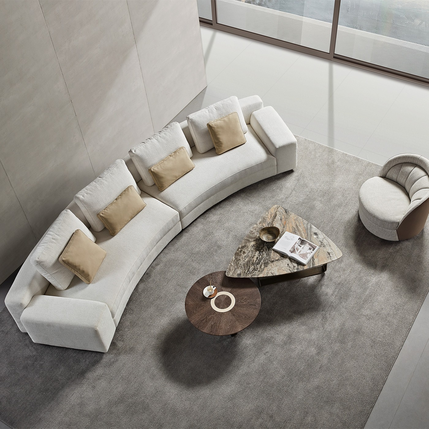 Philips Modern Sofa Fully Upholstered