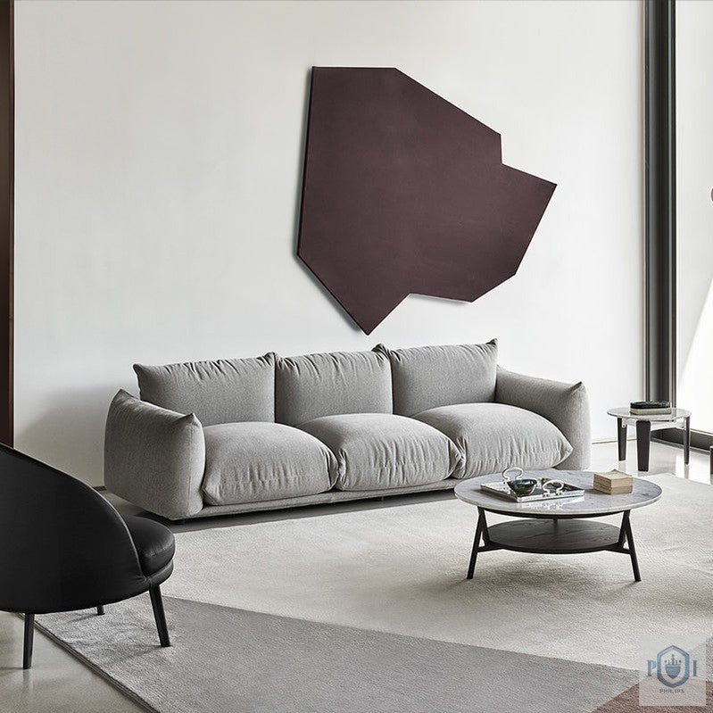 Puffy European Style 3-Seater Sofa