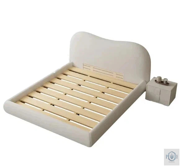 High End Nordic Double Bed Modern White
