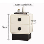 Minimalist Korean Style Bed Side Table With Storage