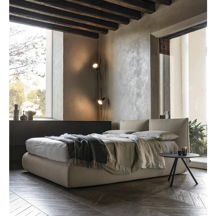 Modern Minimalist Upholstered Bed