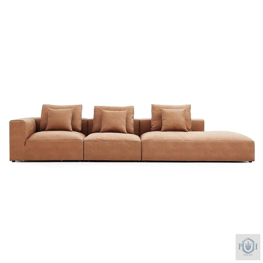 Philips Modern European Chic Style Sofa Made With Cobblestone Fabric