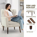 Accent Chairs Set of 2 for Living Room Soft Padded Made With Fabric Material